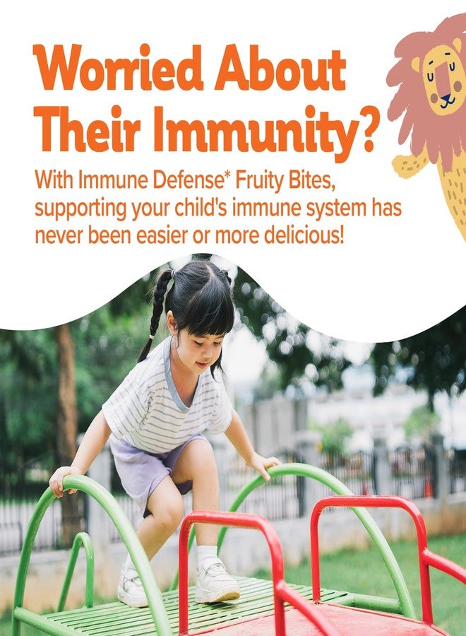 Biostime Kids immune support gummies|(Ages 4+) | Includes Vitamins D&C + Zinc & Probiotics | No Added Sugar |Kids Immune Defense Fruity Bites | Free from top 9 allergens | 60 Count - Image 3